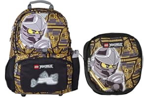 Lego Plecak szkolny Core Line Freshmen Ninjago Cole, 41 cm, 33 litry, czarny (czarny), Czarny (Czarny), 41 cm, Plecak szkolny