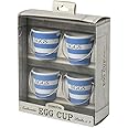 Blue & White Egg Cup Pails Set 4