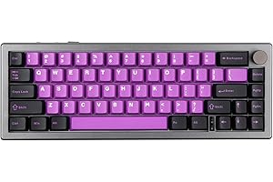 EPOMAKER Teclado mecánico EK68 65% Gasket NKRO, teclado de videojuegos en caliente intercambiable triple modo con batería de 3000 mAh,retroiluminación RGB para oficina/hogar/Win/Mac(Budgerigar Switch)
