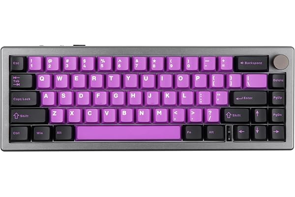 EPOMAKER Teclado mecánico EK68 65% Gasket NKRO, teclado de videojuegos en caliente intercambiable triple modo con batería de 3000 mAh,retroiluminación RGB para oficina/hogar/Win/Mac(Budgerigar Switch)