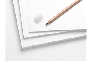 Clairefontaine 975386C - Paquete de cartón pluma Graffic - 6 hojas de cartón pluma blanco rígido y ligero - A4 21x29,7 cm 3 mm - Ideal para maquetas, presentaciones y exposiciones