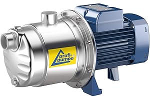 AMUR PROFI- PUMPE HAUSWASSERWERK HAUSWASSERAUTOMAT SELBSTANSAUGEND KREISELPUMPE PUMPE INNO-TEC 750 Watt LEISE ENERGIESPARSAME EDELSTAHL-Pumpe für Klarwasser Qualität aus EU-FERTIGUNG DAUERLAUF-geignet