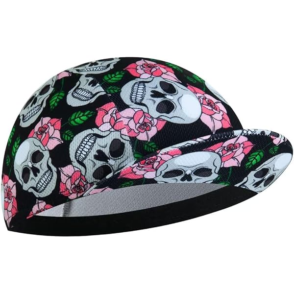 Casquette De Cyclisme Fun En Polyester Noir - Taille Unique, Respirante, Anti-transpiration Pour Vélo - 7
