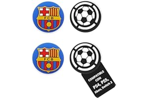 UtmostXP Tapas de Joystick compatibles con Mando PS5 PS4 Xbox, Funda Joystick PS4, Grips Mando Play 4, Accesorios PS5, Ps5 Controller, Funda Mando PS5 (Fútbol 2)