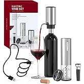 Set Cavatappi Per Vino Da 9 Pezzi - Apribottiglie, Aeratore, Versatore, Tappo Sottovuoto, Regalo Per Amanti Del Vino