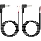 Cavo per altoparlante RCA maschio connettore jack a filo nudo cavo RCA a treccia con estremà aperta per altoparlanti amplificatore audio video riparazione AV  44