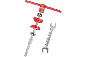 Mimoke Outil de Presse pour Direction vélo, Outils Installer pour Axes de pédalier pour BB73 BB86 BB30 BB91 BB92 PF30 (Rouge)