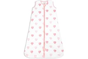 MAMA CHEETAH Baby-Schlafsack, 2,5 Tog, Winter-Baby-Schlafsack mit 2-Wege-Reißverschluss, Bio-Baumwolle, Wickeltuch, Übergang, tragbare Decke für Jungen, Mädchen, Kleinkinder, 0-6 Monate