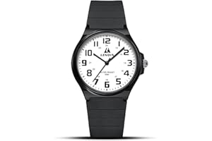 LN LENQIN Mens Watches Analog Quartz Watches for Men 30M Waterproof Fashion Man Designer Wrist Watch Silicone Band