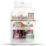 Harpagophytum Bio 400mg - 200 compresse, Ingredienti per 3 compresse: Polvere di Harpagophytum radice bio : 1200 mg, Antiaggl