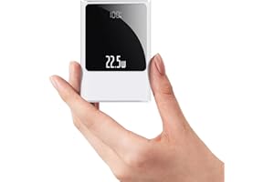 YOOSANG Superszybki Power Bank 22,5W 10000mAh USB C Wyjścia i Wejścia Przenośna ładowarka do Telefonu Mini Akumulator Kompatybilny z Tabletem iPhone Samsung i nie Tylko (Biały)