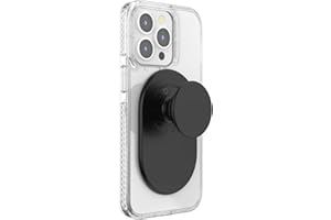 PopSockets PopGrip pour MagSafe - Support et poignée de téléphone extensibles avec dessus remplaçable pour smartphones et étuis |Pour iPhone série 12 et plus| - Noir