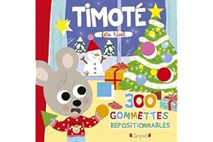 Timoté - 300 gommettes repositionnables - Noël - Livre de gommettes repositionnables - Dès 4 ans
