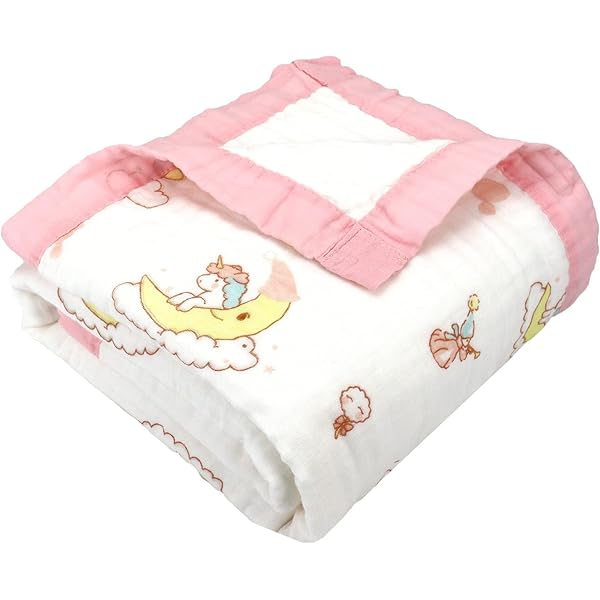 HDLOVE Personalisierte Babydecke - Weiche Baumwolldecke Mit Namensstickerei 31,5x39 Zoll