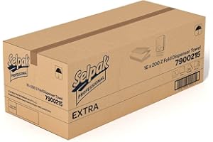 SELPAK Z Fold Soft Hand Paper Towels - 2ply White, Multifold (3200 Sheets) - C & Z Fold