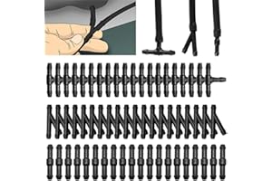 KSJEHW 60 Stücke Universal Scheibenwaschanlage Verbinder 4mm Wischwasserschlauch Reparaturset Auto Schlauchverbinder Gerade T-Stück Y-Stück Automotive Schlauch Anschluss Autowasserpumpe an Düsen