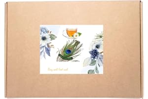 SKVDNTRADE8 Twings tea Superblends Herbal Tea selection gift set 8 Flavours each 4, 32 Mixed Individual Wrapped Envelope tea bags collection sleep,Focus,Detox,Balance,Digest,Metabolism,Unwind and Glow tea bag