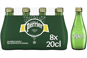 KEEMAT Perrier sparkling mineral water glass bottle 8x20cl