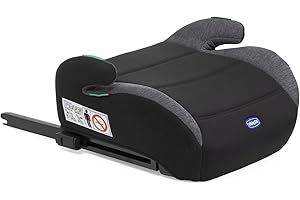 Chicco Quasar Fix i-Size, fotelik samochodowy dla dzieci w wieku 7-12 lat (126-150 cm), waga 23-36 kg, grupa 3, łatwy montaż z systemem Isofix, z wyściełanymi podłokietnikami i wygodnym siedziskiem,