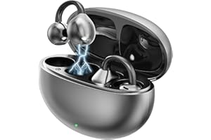 CATGIFF Cuffie Bluetooth 5.4, Ultraleggero 4.3g Wireless Auricolari Sport, Design Aperto, Stereo HiFi On Ear, Abiertos con Control Táctil Fácil, IP6, 65H di Autonomia, per Ciclismo/Fitness