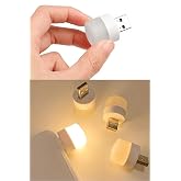Neo Vista Mini USB LED Gece Lambası - Powerbank ve Laptop Uyumlu Ortam Işığı (5, G&uuml;n Işığı)