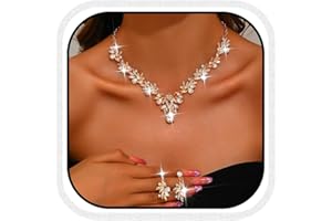 Fashband Crystal Bridal Wedding Jewelry Set Sparkly Earrings Party Prom Costume Earrings Jewelry for Women