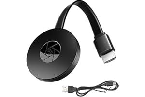 WISESURF Wireless HDMI Display Adapter, HDMI Streaming Stick Mirror Screen Video WiFi Display Dongle Screen Mirroring Display Dongle TV Receiver, Wifi Connector Compatible with DLNA AirMirror Airplay Miracast