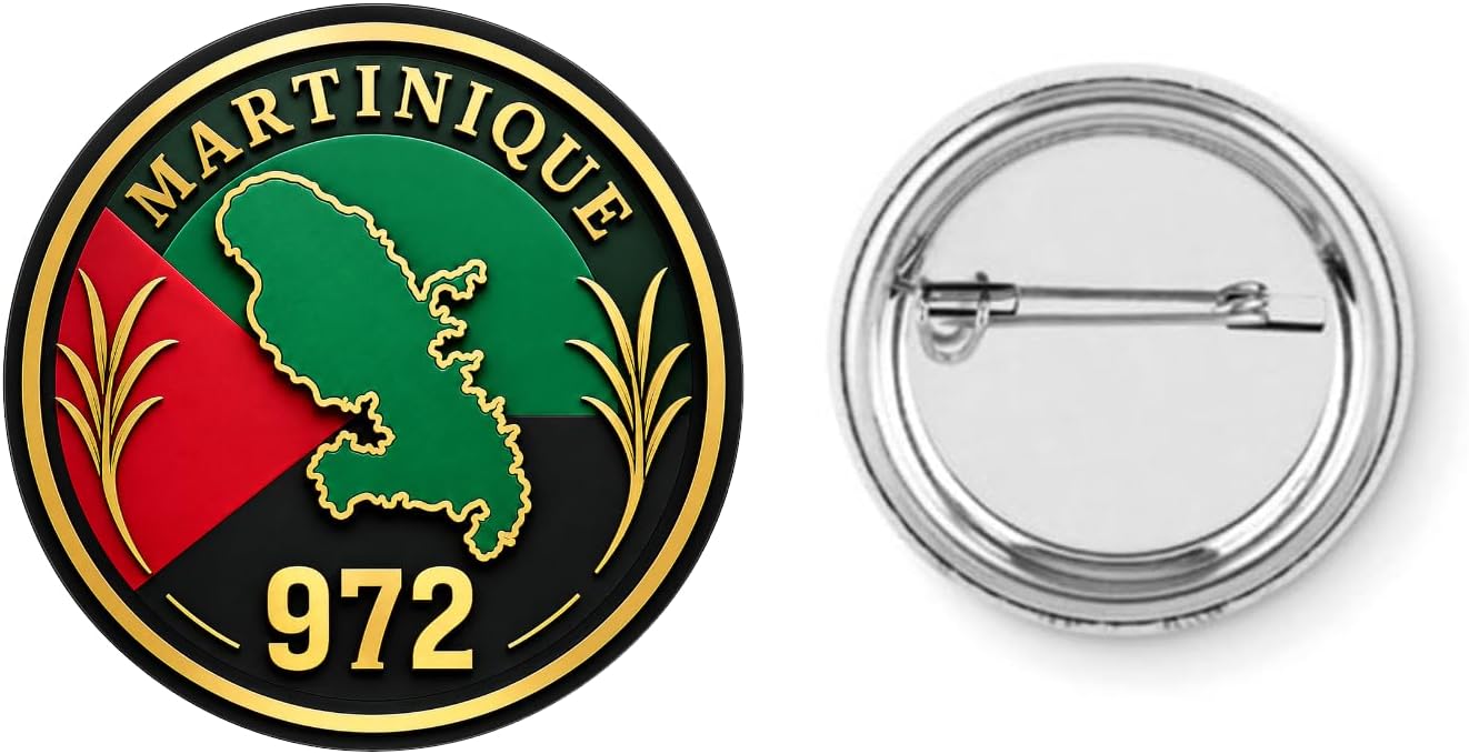 Test Complet & Analyse de Fiabilité : Badge pins Épingle Martinique 972 Carte de l