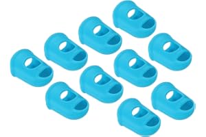 PATIKIL Embouts de Doigts Silicone pour Doigt, 30 Pcs Protège-Doigts en Silicone pour le Pouce, le Bureau, le Comptage, la Couture, Bleu Ciel XS Taille