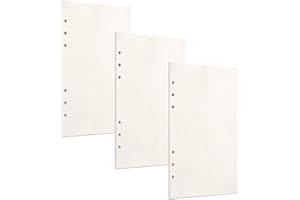 PALUDO 3 Opakowania A6 Kropki Papieru Uzupełniającego, 135 Arkuszy A6 Papier Uzupełniający 6 Otworów Segregator Wkłady Wymienne do Notesów, Pamiętników, Rysowania