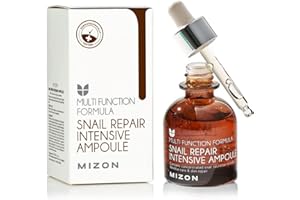 [Mizon] Sérum à l'extrait d'escargot Réparation intensive (30ml) Sérum réparateur à l'extrait de mucine d'escargot 80%, Génération d'élastine et de collagène, Anti-âge, Filtrat de sécrétion d'escargot
