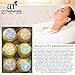 Art Naturals Bath Bombs Gift Set - 6 Ultra Lush Essential Oil Handmade Spa Bomb Fizzies - Organic & Natural Ingredients & Shea Butter for Moisturizing Dry Skin - Relaxation In a Box - Best Gift Idea