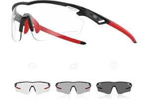 X-TIGER Gafas Ciclismo Fotocromáticas Hombre Mujer Transparente Gafas MTB Con Armazón TR90 Gafas de Sol Deportivas para Running Deportes al Aire Libre