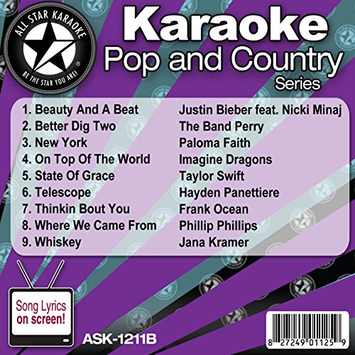 Preisvergleich Produktbild All Star Karaoke Pop and Country Series (ASK-1211B)