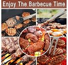 Grilljoy 20pcs BBQ Grill-Werkzeug-Set, Edelstahl-Zubehör in Aluminium-Aufbewahrungskoffer – Bild 7