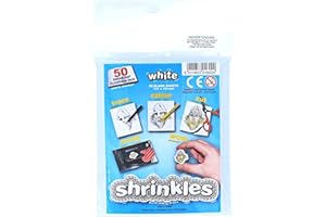 Shrinkles Originales, de Shrink Art, Paquete de Hojas para aula, 50 Hojas