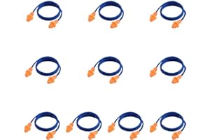 TOULIFLY 10 Tappi Orecchie per Dormire, Antirumore,Inserti Auricolari,in Silicone Riutilizzabili con Cordino