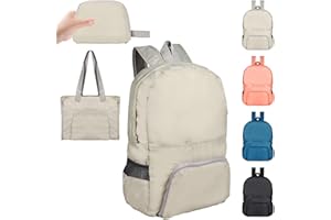 RISIPU 25L Ultra Lightweight Foldable Backpack, Small Rucksack Water Resistant Durable Packable Backpacks for Women Men Outdoor Camping Hiking Travelling Walking Hiking Biking Shopping