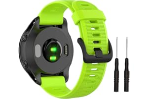 ISABAKE Cinturino per Garmin Forerunner 945/935, Garmin Fenix 5/5 Plus, Fenix 6/6 Pro, Approach S60/Quatix 5, cinturino di ricambio per orologio in silicone morbido da 22 mm