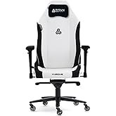 Titanseat Throne Leather White Oyuncu Koltuğu