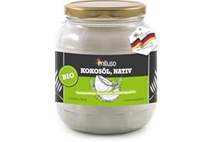 ‎MITUSO mituso Bio Kokosöl, nativ, 1er Pack (1 x 1000 ml) im Glas