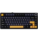 Aula F75 Mekanik RGB TKL Gray Switch Kablosuz Makrolu Hot Swap Klavye Siyah