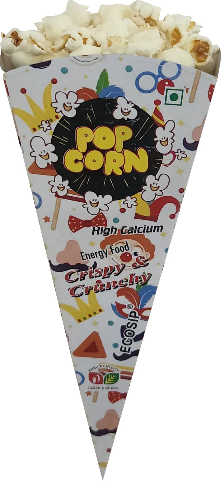 ECOSIP Empty Popcorn Cone Cups: Kids Snacks Container Review