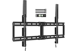 HOME VISION Ultra Slim Fixed TV Wall Mount Bracket for 40-100 Inch Flat/Curved Screens, Max VESA 800x600mm, 91kg/200lbs Capacity, 2.18cm/0.86" Low Profile, Universal, Heavy Duty, HV8802