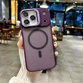 Coverzone iPhone 17 Pro Max uyumlu Kamera Lens Aparatlı Stand Olabilen Magsafe ile uyumlu Kamera Korumalı Şeffaf Full Color M