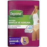 Depend Emici K&uuml;lot Kadın B&uuml;y&uuml;k Large 9+9 Avantaj Paket Kzmprt