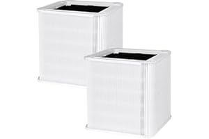 Carmerny Blue Pure 211+ True HEPA Replacement Filter Compatible with Blueair Blue Pure 211+ and Max Air Cleaner Purifier, 2 Pack