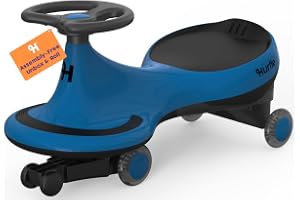 Hurtle Swing Åkbil för Barn, Wiggle Car Leksak för Barn, Inga Pedaler, Säker Åkleksak för Småbarn med Twist & Go-rörelse, För