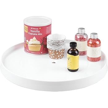 InterDesign Linus Schrank Organizer, mittelgroßer Drehteller aus