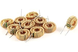 UXCELL sourcing map Lot de 10 Fil Toroid Core inducteur Vent Wound 10 MH 40 Mohm 2 A Coil